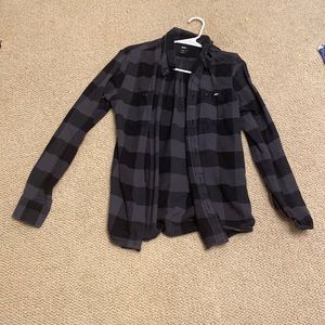 Vans Medium Slim Fit Black Flannel